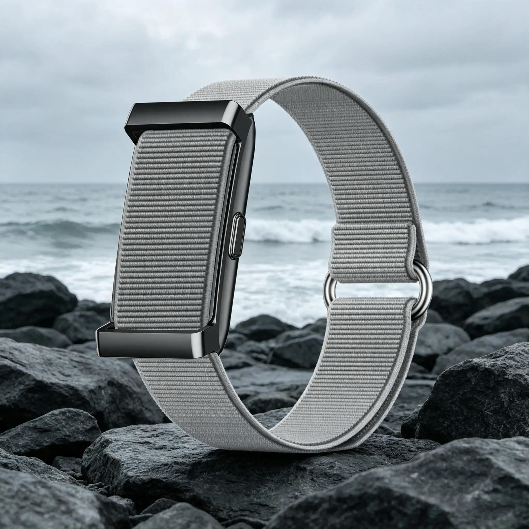 Screenless smart fitness tracking bracelet multifunctional model, real-time monitoring of heart rate, sleep, and blood pressure status, incoming call and message notifications, multiple sports, IP68 waterproof, compatible with Android and iOS.