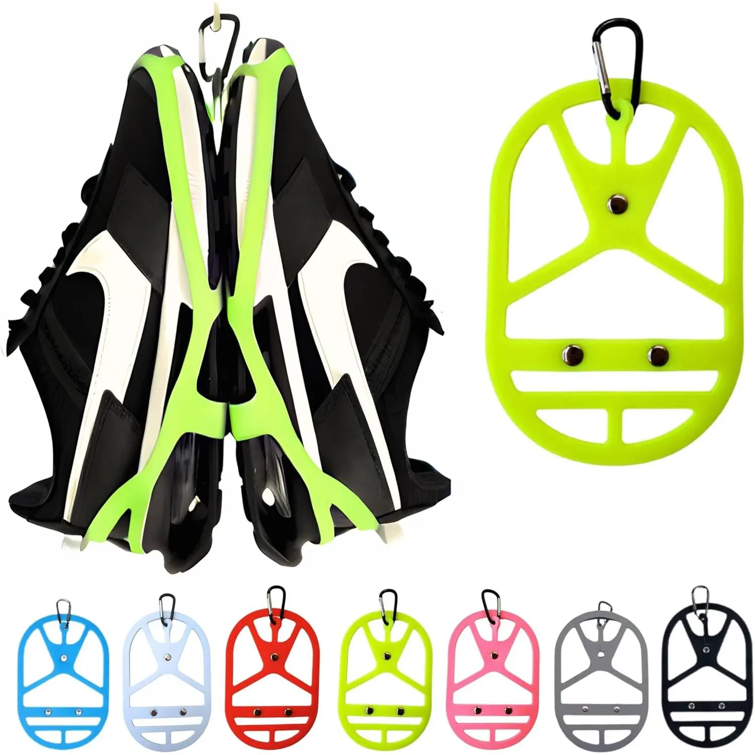 Backpack Shoe Holster with Portable Clip-Mount Storage Box - Space-Saving Home Organizer for Adults, Sports Enthusiasts, Bowling & Sneakers Storage