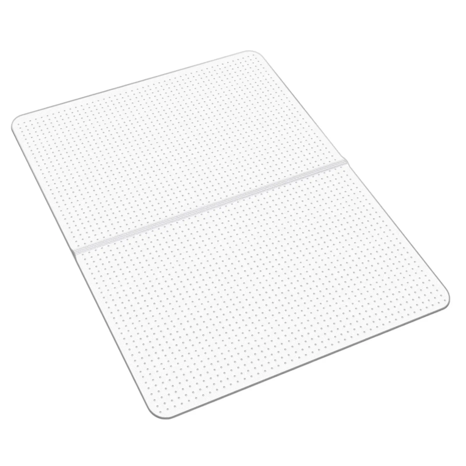 【Summerfinds】VEVOR Rectangular Shape PVC Plastic Under Desk Office Floor Protector Mat, 36x48-in Studded Pattern, Non-Slip, Easy to Clean, Smooth Glide for Indoor Carpeted Home Office Use