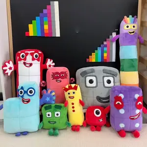New Cartoon number Plush Doll Toy Educational Stuffed Movie TV number Toys Kids Gift early childhood education doll
