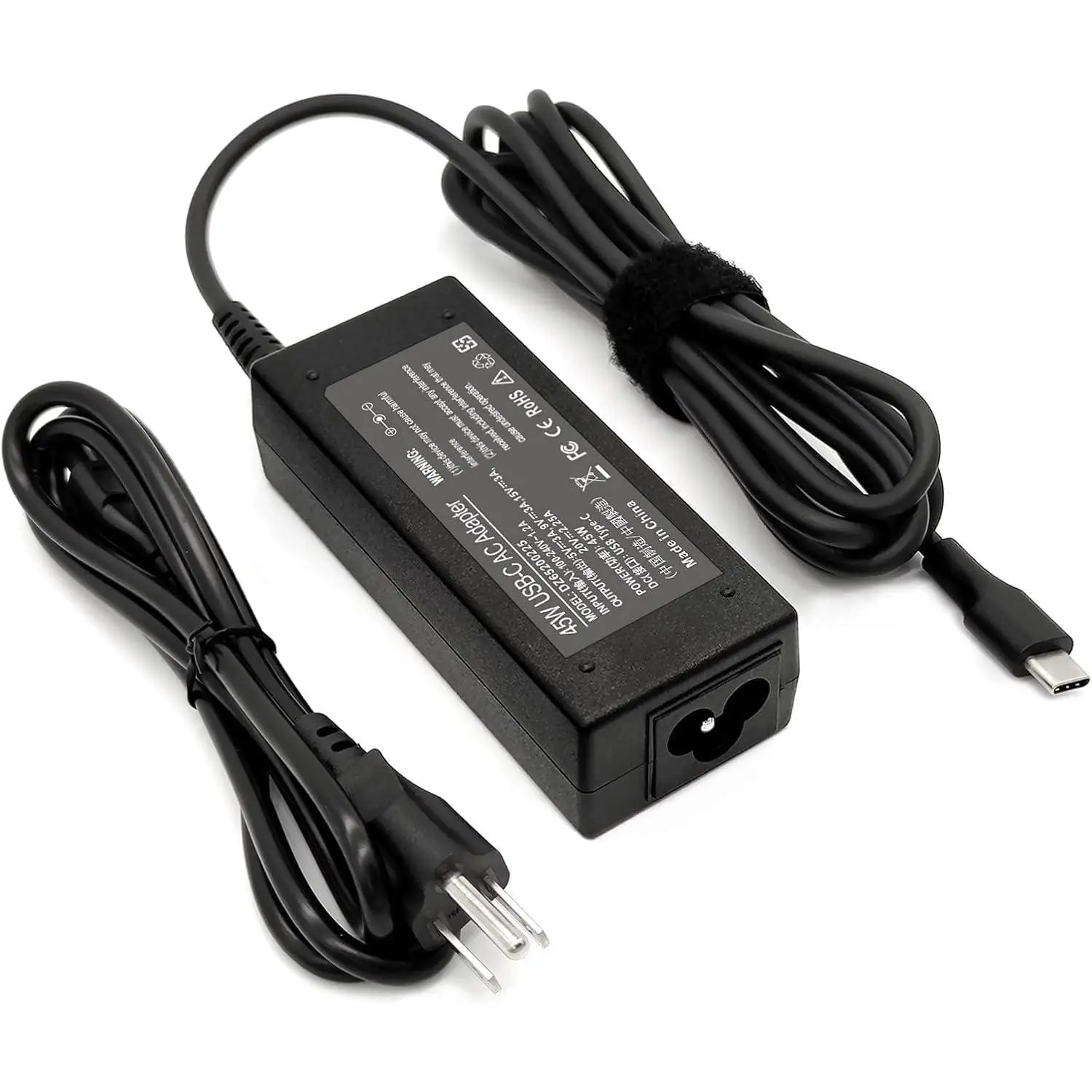 USB Type C  for 45W Chromebook Charger Compatible with  Chromebook 14 X360 USB C Power  Adapter