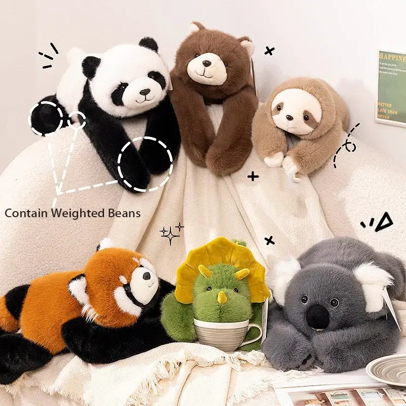 65cm Filled and weighted long-arm soft plush stress-relief pillow, a gift suitable for boys and girls