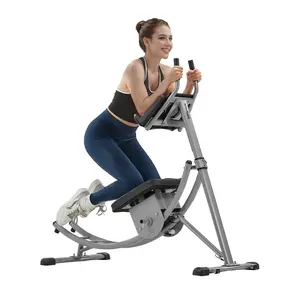 VEVOR AB Workout Machine, Ab Workout Equipment at Home Gym, Core Abdominal Trainers for Women, 440 lbs Weight Capacity Strength Training Ab Cruncher, Foldable Adjustable Fitness Exerciser