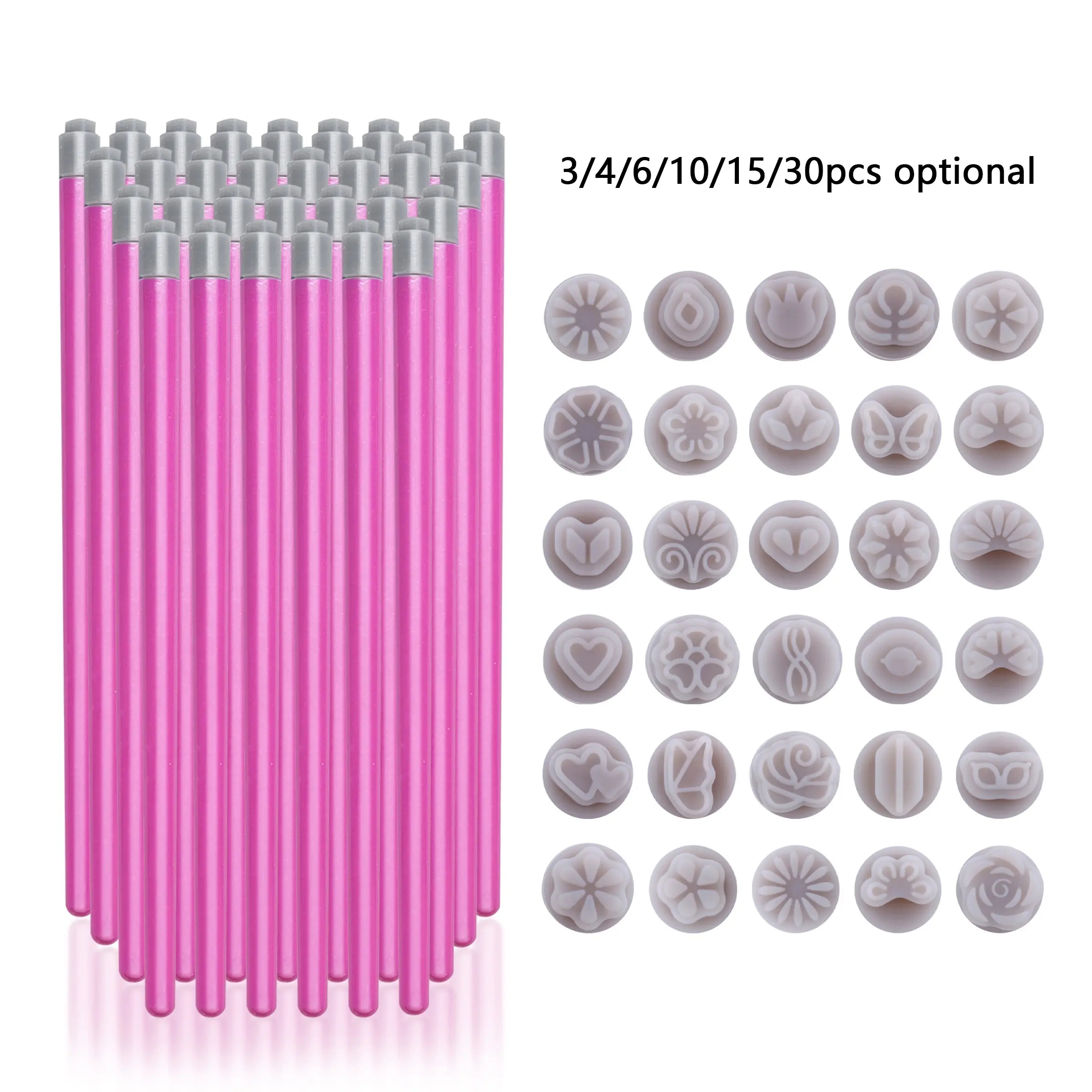 DIY Nail Stamp Set, Butterfly Flower Nail Art Stamping Pens, Transfer Tool Kit, Alcohol-Free, Women's Exclusive Nail Stamp Set