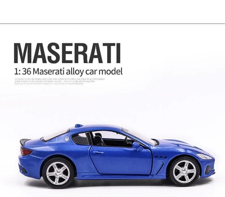 1:36 Maserati Gran Turismo MC High Simulation Exquisite Diecast Toy Vehicles Car Styling Alloy Car Model Toy Cars F38