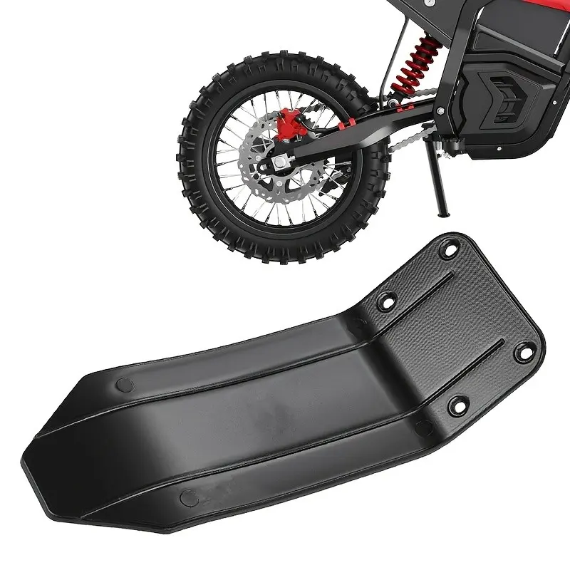 Electric Dirt Bike Rear Shock Absorption Protector, Mud Flap Rubber Fender, Mudguard Cover for Tuttio Soleil 01, Durable and Protective, Replacement Motorcycle Parts