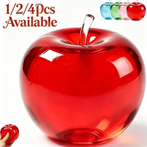 Apple Anxiety squishy toy - 4 Colors Maltose Squishy Gloss Semi-Transparent Silicone, Slow Rising Fidget Stress Ball, Cute Moldable Squeeze Sensory Toy, Easter Gift, Slow Rise Squishy