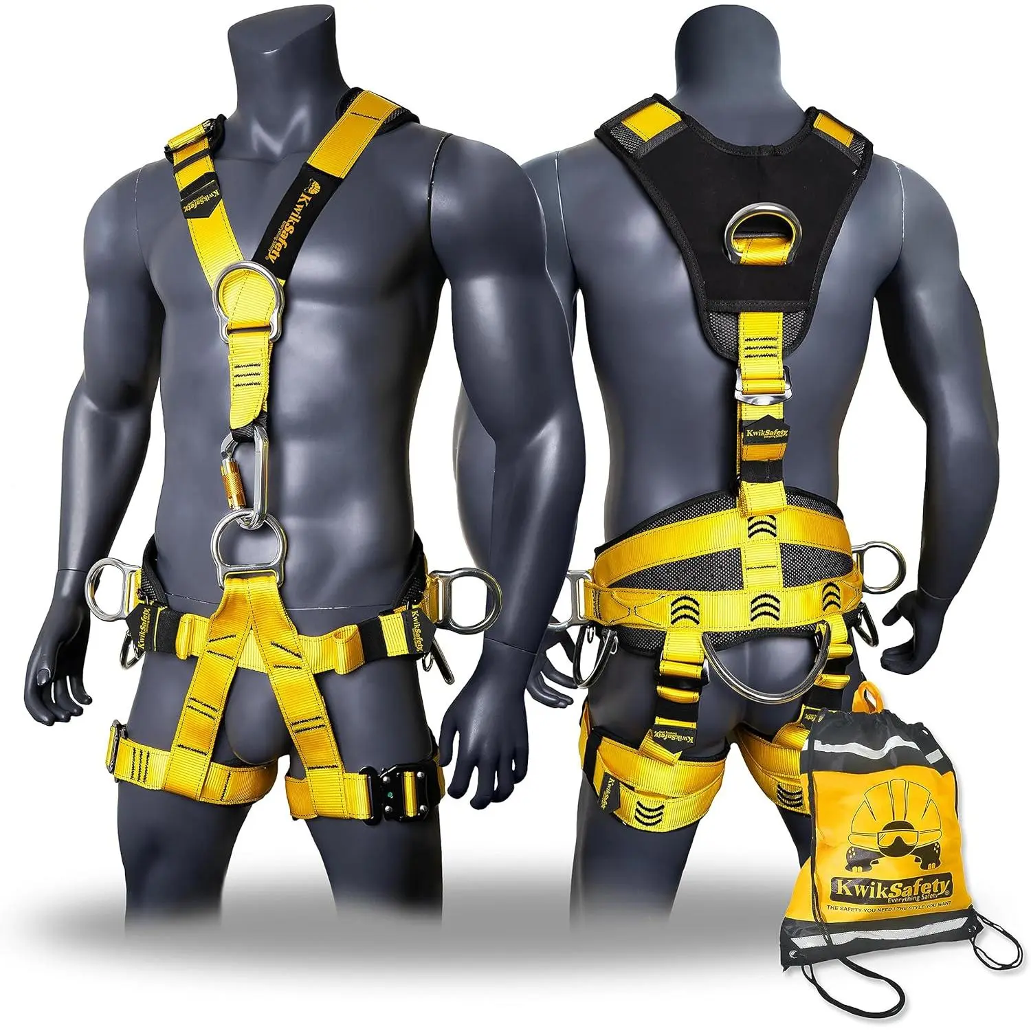 Adjustable Half Body Climbing Harness, Professional Sit Harness for Rock Climbing and Mountaineering, EN & CE Certified Climbing Gear, En & Ce Cert., Unisex
