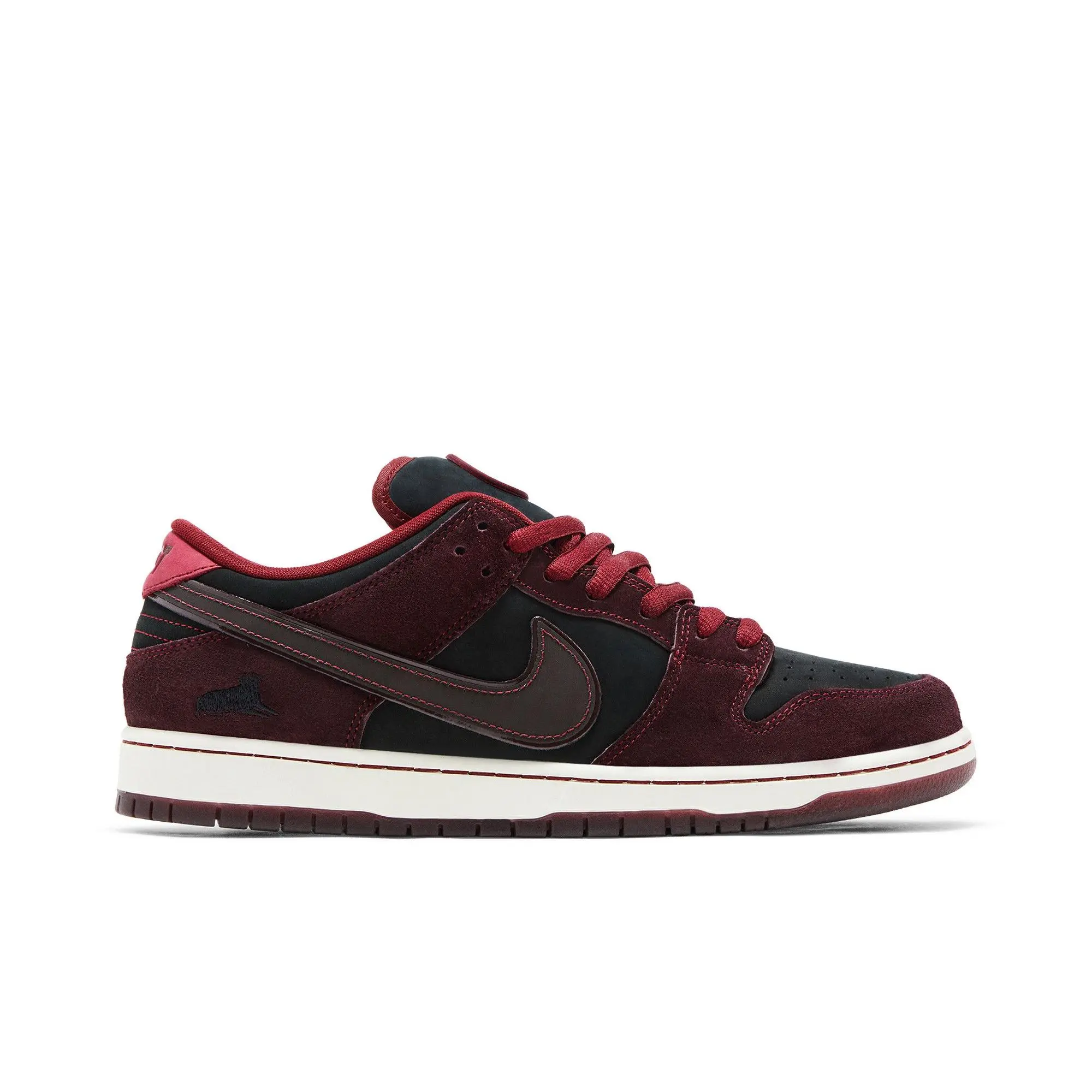 RIOT Skateshop x Nike Dunk Low Pro SB QS 'Mahogany Dark Beetroot' (Unisex) Mahogany/Dark Beetroot/Team Red/Sail/Night Maroon sneakers FZ1289 200