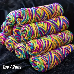 Acrylic Yarn Ball, Self-Striping Gradient Color, Perfect DIY Craft Material for Knitting & Crochet Projects, Sweaters, Hats, Scarves, Knitting Supplies