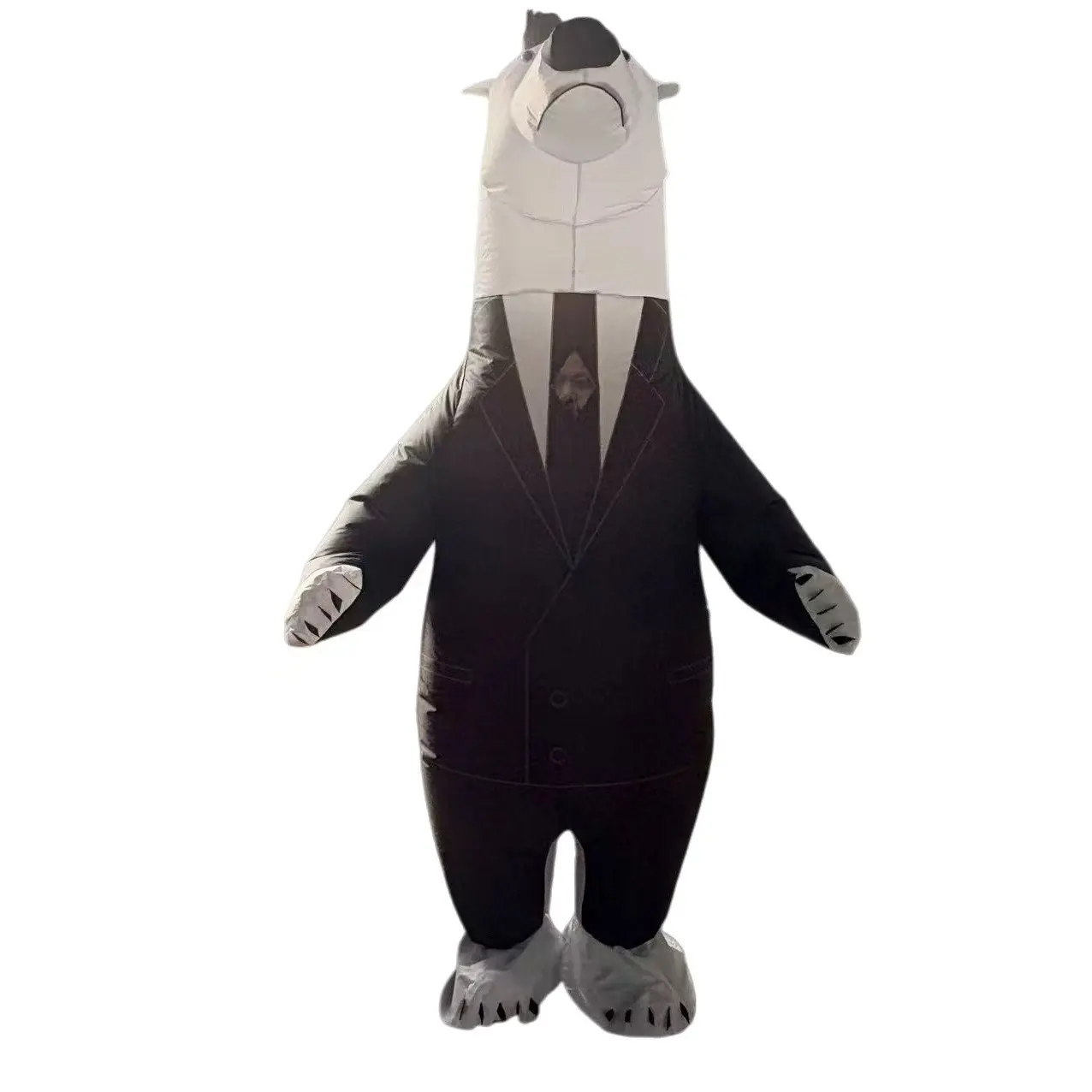 Polar Bear Inflatable Costume, Outdoor Activity Wear, Party Game Props, Halloween Performance, Adult Funny Dress-Up, Party Supplies, Festive