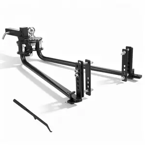 【DealsForYouDays】VEVOR Weight Distribution Hitch, 12000 lbs Max Towing 1200 lbs Max Tongue, Weight Distributing Hitches Kit with Sway Control Includes 2 in Shank 2-5/16 in Ball, Load Leveling Hitch for Trailers
