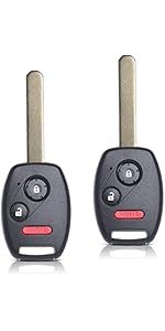 Key Fob Remote Replacement Fits Honda CRV 2007 2008 2009 2010 2011 2012 2013/CRZ 2007-2014 2015/Fit/Insight/Accord Coupe/Crosstour MLBHLIK-1T Keyless Entry Remote Control 35111-SWA-306