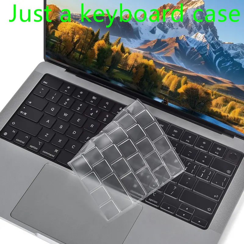 Premium TPU Keyboard Cover Protector, Ultra Thin Keyboard Skin for M2 M3 M4 MacBook Air 15", M2 M3 M4 MacBook Air 13.6", 2024 2023 2022 2021 MacBook Pro 14" 16" M4 M3 M2 M1 Chip Pro/Max