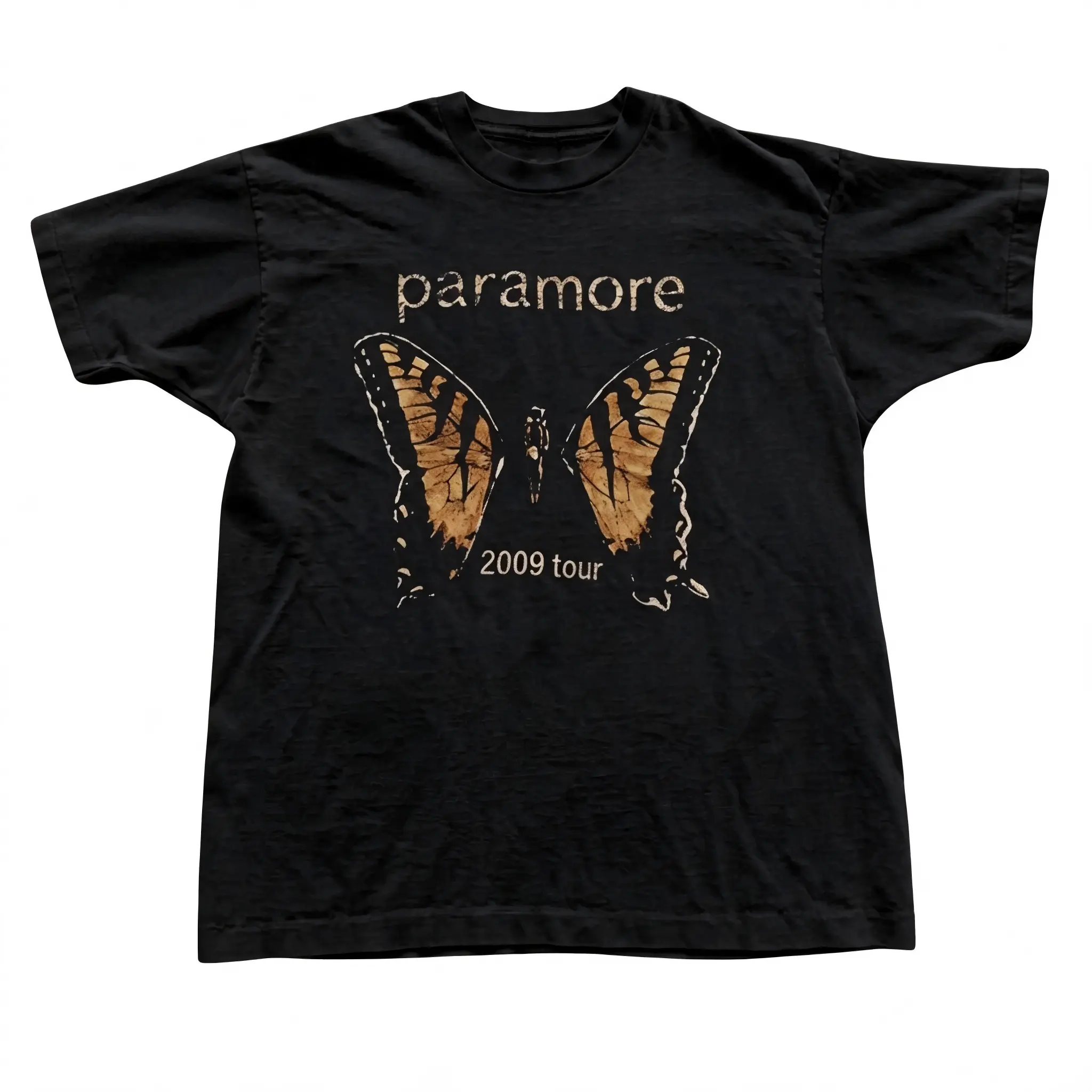 Men's and Women's T-Shirt, Vintage Paramore 2009 Tour Graphic Tee, Y2K Grunge Streetwear Shirt, 2000s Pop Punk Concert Merch, Emo Alt Aesthetic Tops, Retro Bootleg Rocker Apparel, Vintage Fashion Gift Tees