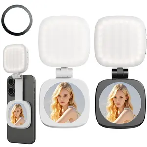 Magnetic Phone Selfie Light Mobile Phone Fill Light Folding LED Phone Fill Light Portable Selfie Light for Makeup Photography