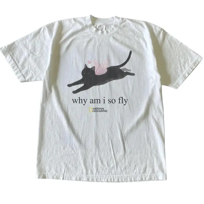 Black Cat Fairy T-Shirt, Cat Lover, Animal Tee, Gifts Shirt, Unisex Vintage Graphic Tees Gothic Grunge Y2k Emo Scene Amity Affliction Style Clothes Men Women Streetwear.....