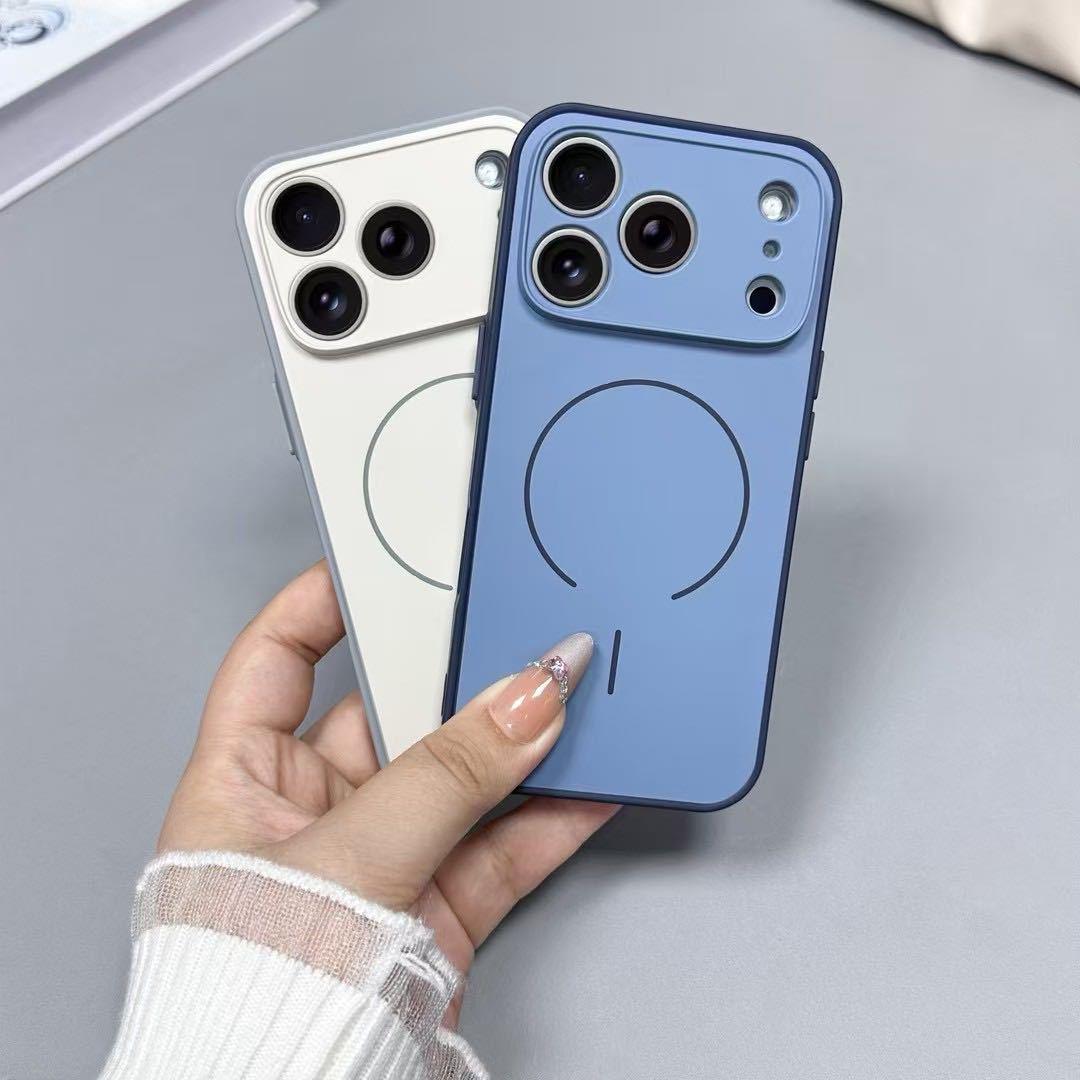 Premium Soft Touch iPhone Case with MagSafe & Camera Protector, Smooth Silicone Grip, Slim Shockproof Protection for iPhone 17 16 15 14 13 12 ProMax Plus Air 16E