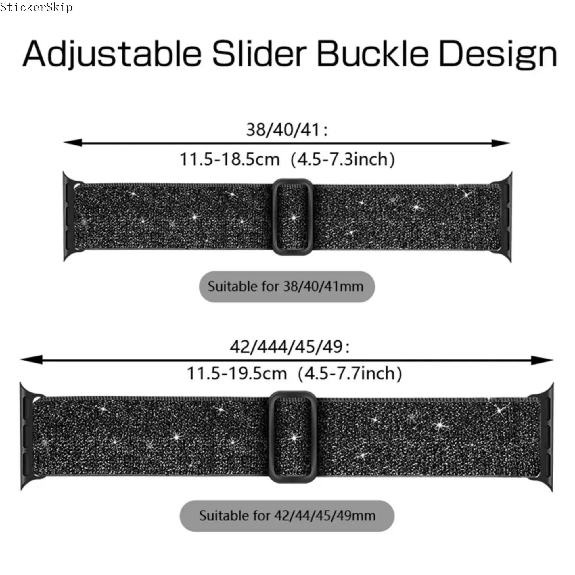 2026 Trendy Elastic Nylon Solo Loop Apple Watch Band – Adjustable Stretch Strap Compatible with 38–45mm Series 3–7 & SE, Soft Breathable Lightweight Wristband for Daily Wear, Fitness, Sleep & Gift