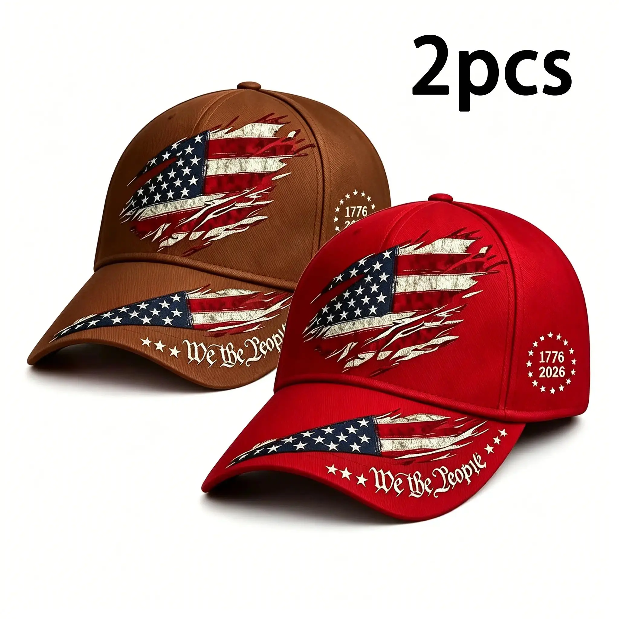 Red + Khaki (2pcs)
