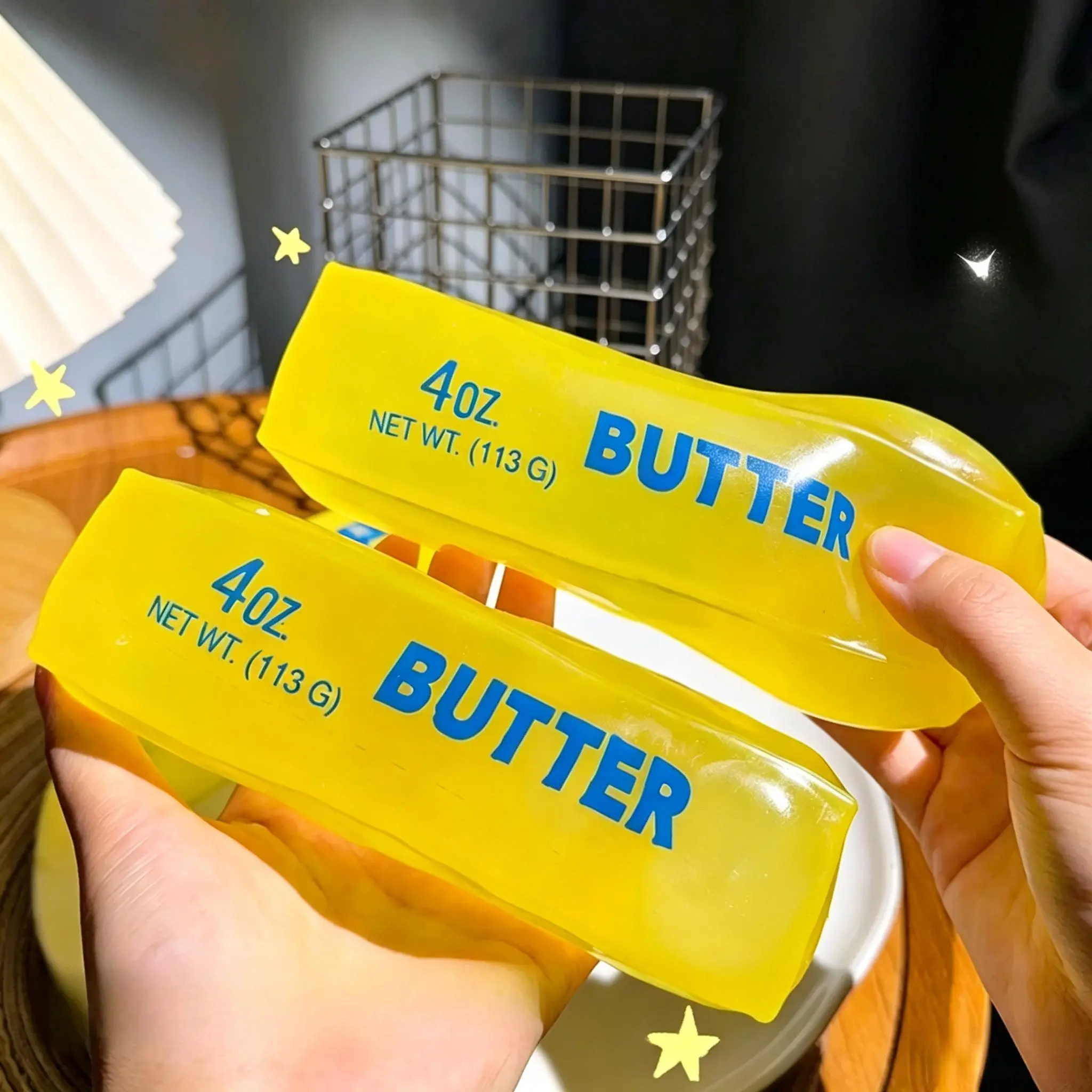 Unisex Butter Stick Squishy Stress Relief Item - Soft Moldable ASMR Sensory Squeeze, Portable Office Desk Decompression, Holiday Gift for Teens & Fidget Toy Lovers