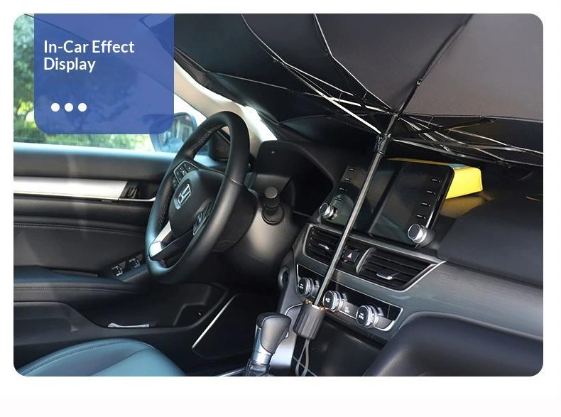 Car sunshade for summer, front windshield sunshade, in-car sun protection and heat insulation device