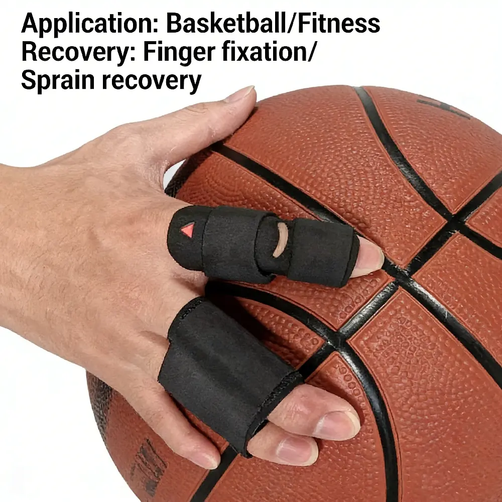 1PCS  Elastic Finger Sleeves Finger Splint Support Thumb Brace Protector Relieve Pain and Recovery for Arthritis,Triggger Finger,Reusable Finger Tapes for Basketball, Tennis, Baseball, Volleyball, Badminton, Fitness