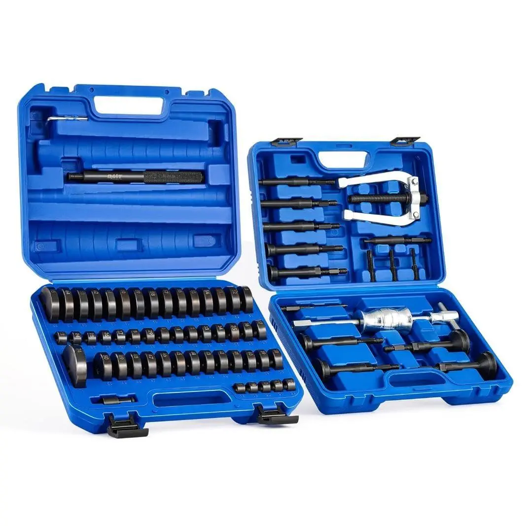 GAOMON 2-in-1 Blind Hole Bearing Puller & Bushing Press Kit with 49 Discs, Automotive Bearings/Bushes Pullers/Presses for Car & Motorcycle Repair