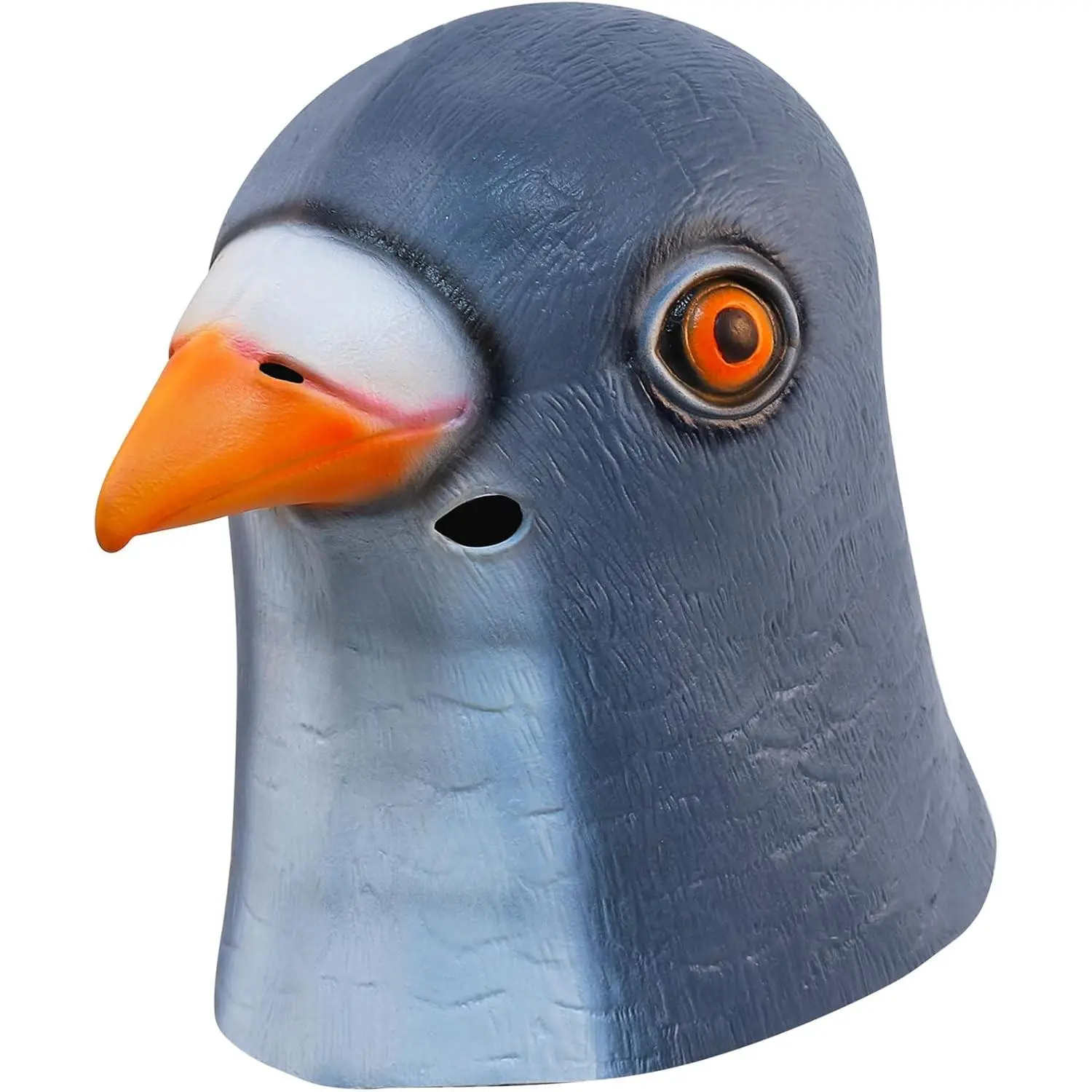 Funny Blue Pigeon Mask Animal Head Mask for Halloween Costume Adult Latex Mask, Green, X-LargeGift.