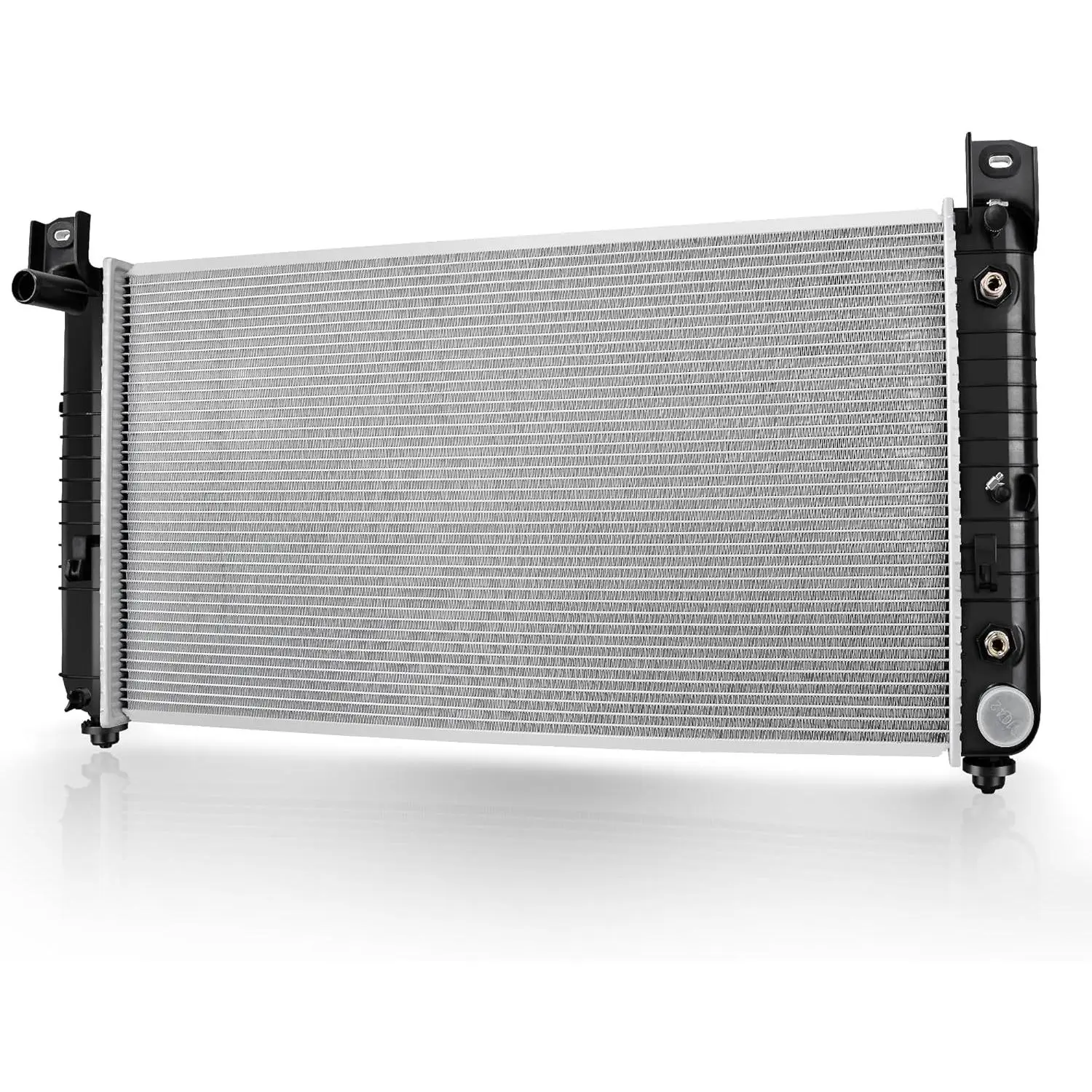 34 in Core Radiator for Chevy/GMC/Cadillac - CU2423 OEM Parts, Engine Cooling & Heat Dissipation, Compatible with Silverado Suburban Tahoe Avalanche Escalade Yukon Sierra, Hummer H2 4.3L-6.2L (Without EOC)