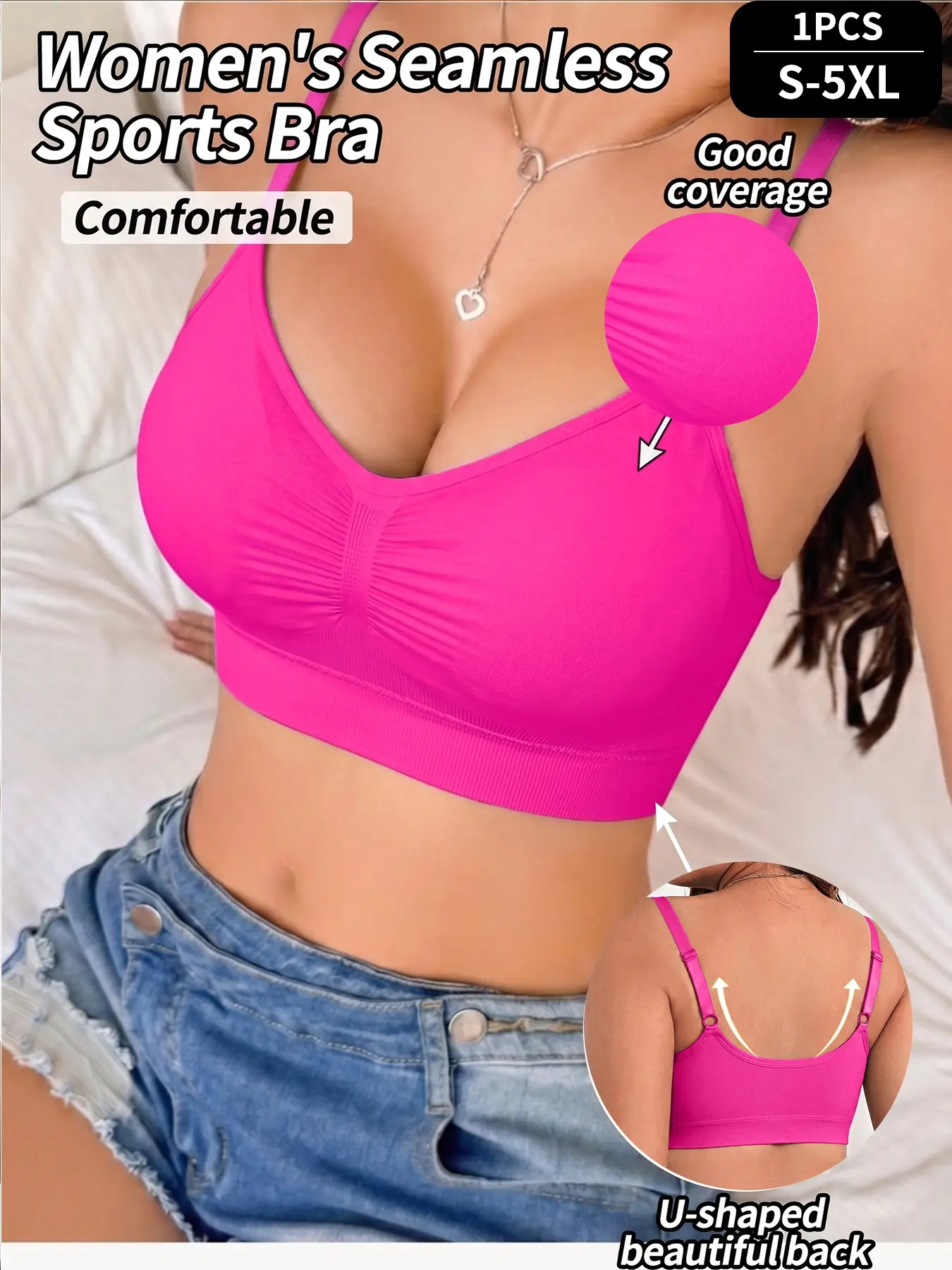 Women's Mint Green Seamless Knit High Compression Sports Bra with Core Rhythm, Summer Sports Casual Fitness Tank, Removable Cups, Backless Compression Crop Top