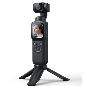 Vlog Camera with 1-Inch Cmos Sensor, 4K/120fps Video, Pocket Size, Three-Axis Gimbal, Fast Focus, Face/object Tracking, Digital Camera
