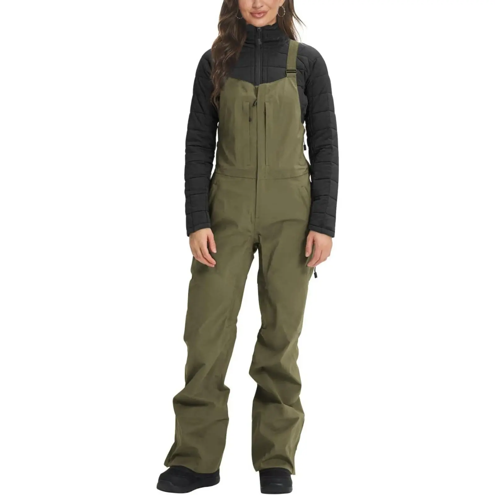 Yousify Womens Snow Bibs Insulated Waterproof Ski Bibs Overalls Winter Outdoor Snow Pants