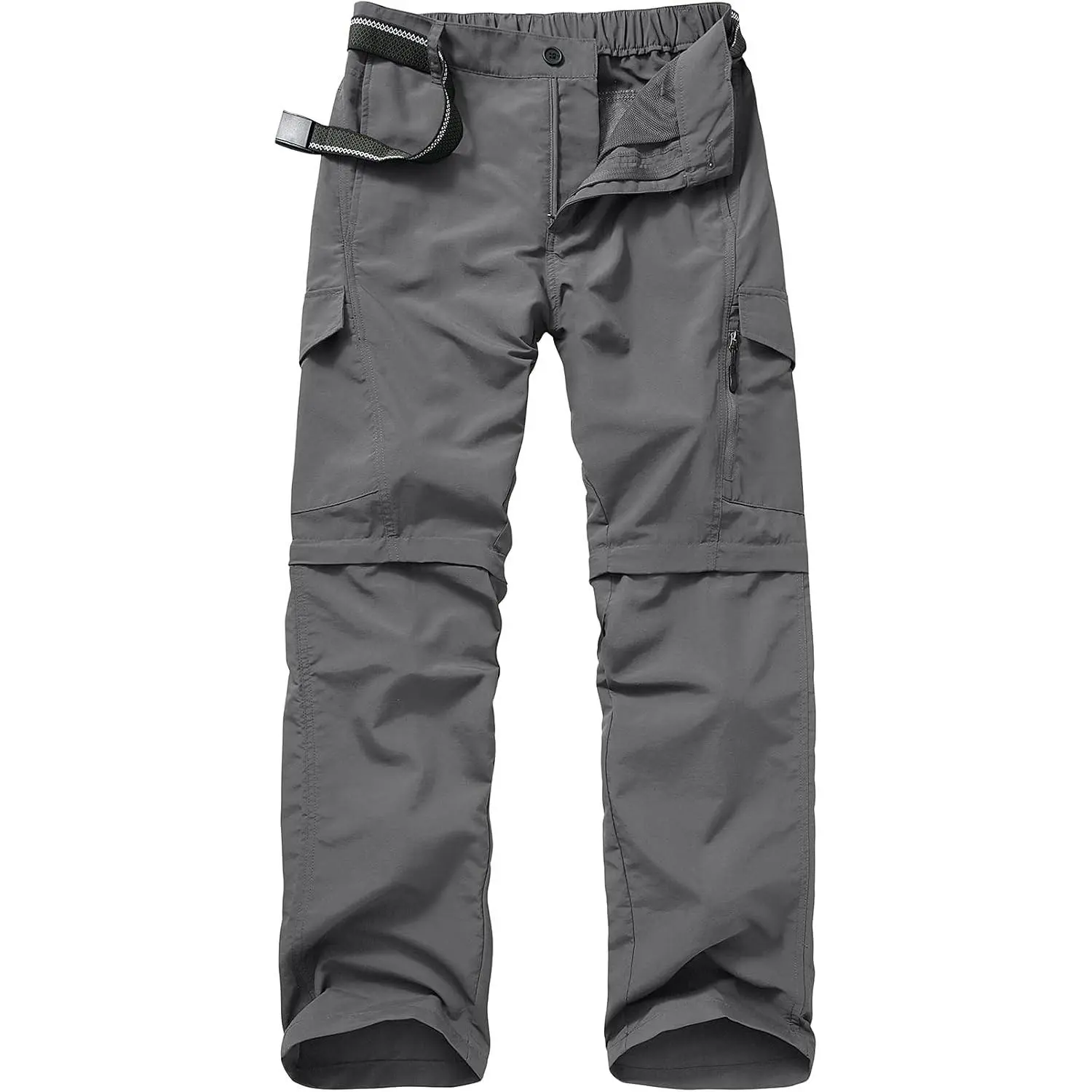 Boy Scout Pants Hiking Mens Convertible Zip Off Safari Fishing Outdoor Cargo Quick Dry Lightweight Breathable Stretchy UPF 50 Water Resistant Camping Travel Backpacking Hunting
