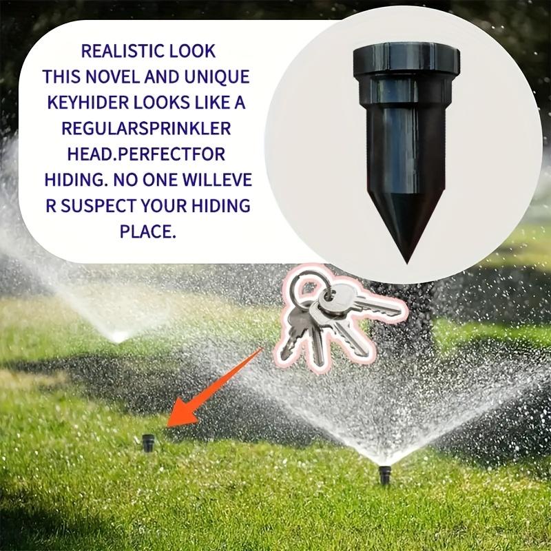 Realistic-looking gardening key hider, waterproof key safe, suitable for outdoor gardens, courtyards, and lawns, can be easily inserted into the garden or lawn, waterproof and corrosion-resistant gardening tool. Key hider