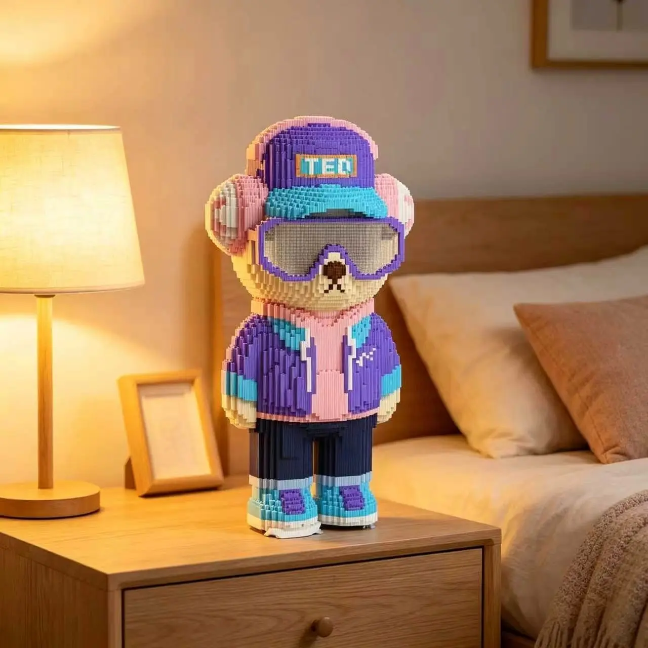 3D Puzzle Handmade Cartoon Combination Creative Interlocking, Ideal for Adult Easter Halloween Christmas Birthday Gifts