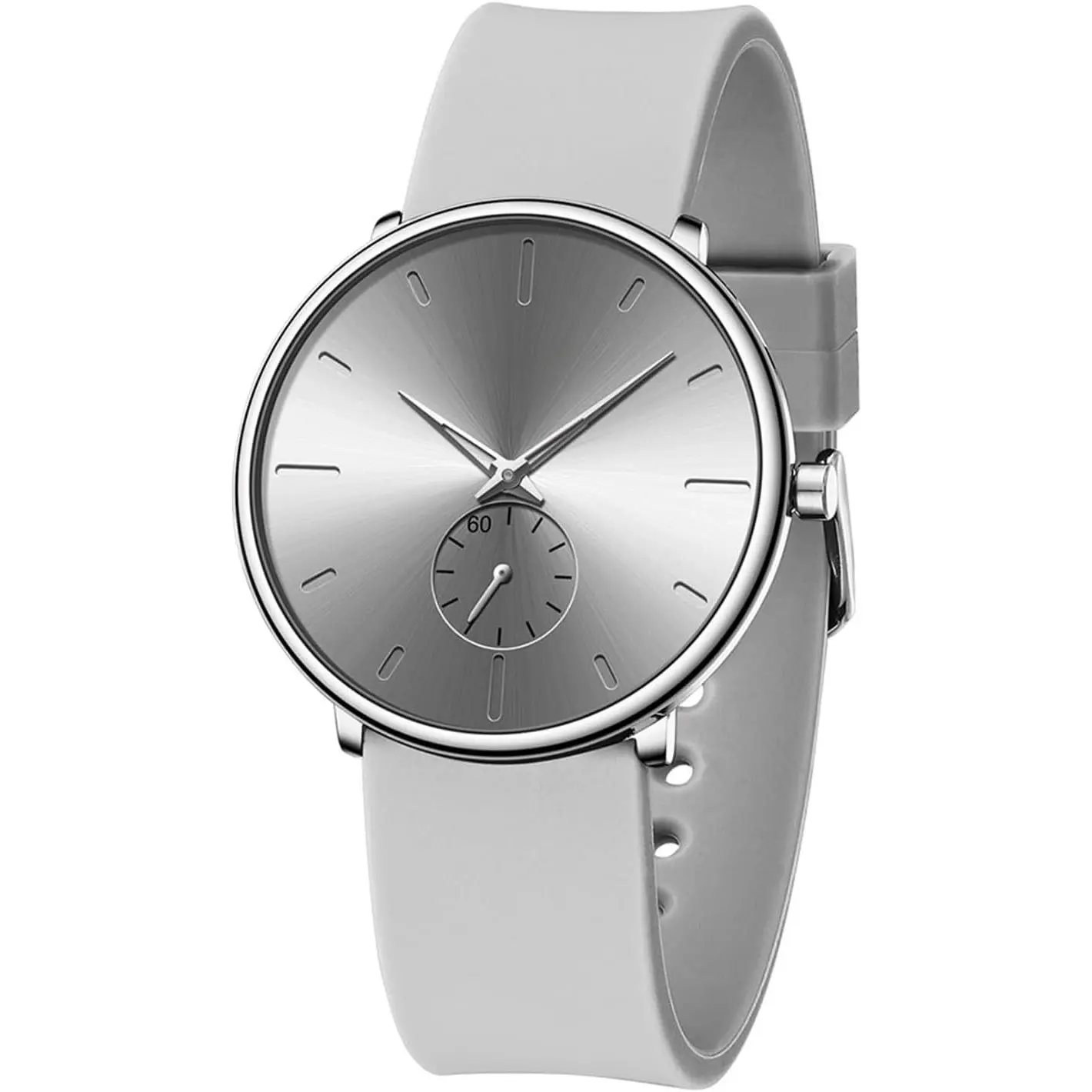Men’s Women Watch Casual Stylish  Quartz Unisex Wristwatches, Ultra Thin Watches for Men Women, Colorful  Band