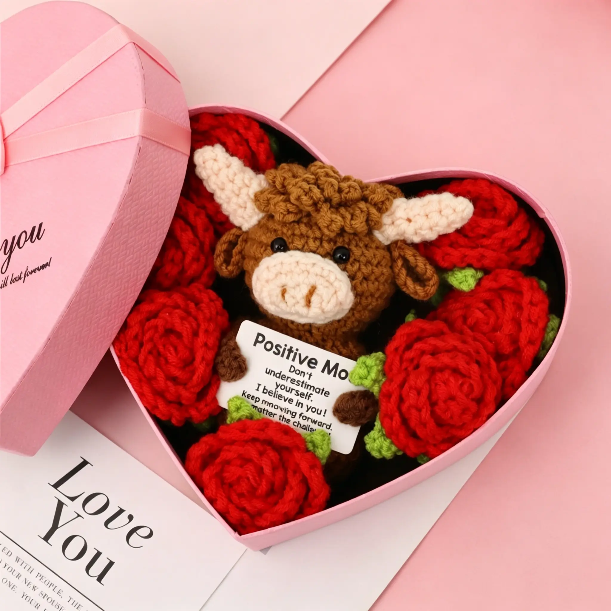 Mother's Day Valentine's Day Christmas Beautiful Gift Box, Handmade Rose Bouquet, Perfect for Wife Girlfriend Birthday, Teacher Appreciation Gifts
