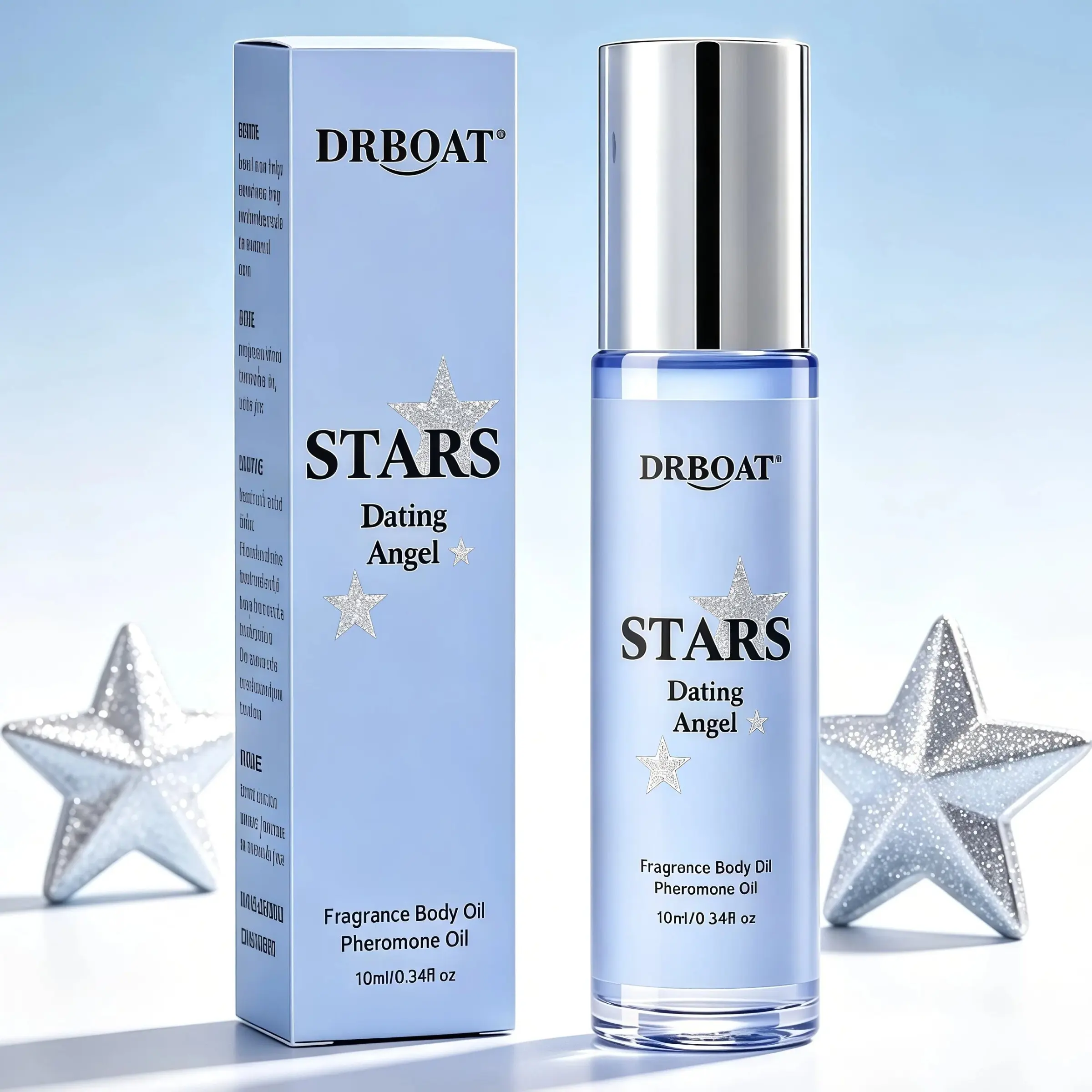 Dating Angel Pheromone Oil - Rich 10ml Roll-On Perfume Oil for Women & Men，pellucid Languorous Eau De Toilette，sleek & Compact Fragrance Body Oil, For Daily Use, Dating, Convenient for Travel.