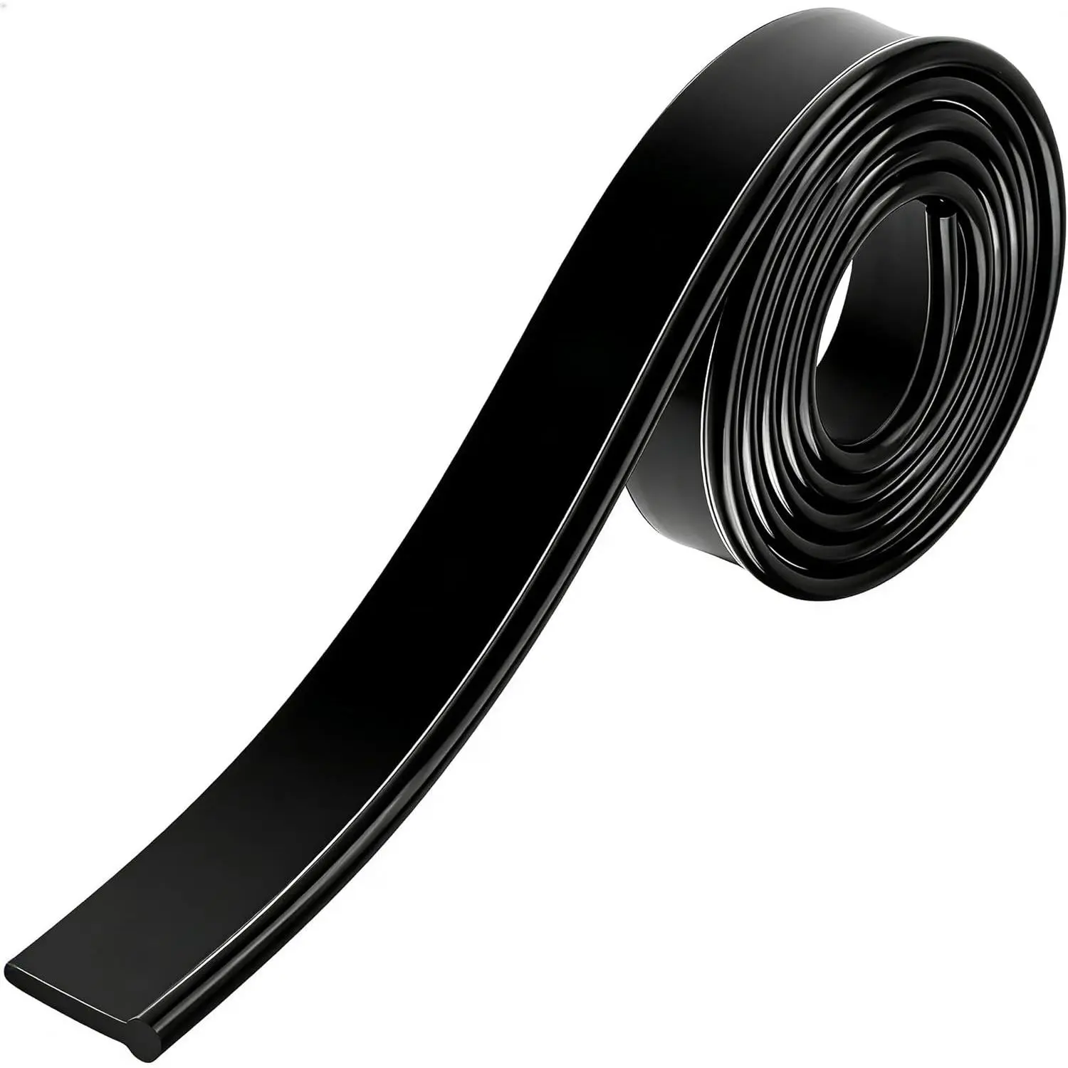 41-In High Elasticity Rubber Squeegee Blade Strips, Smooth-Slide Silicone Replacement Strips for Window Glass Cleaning, Durable, Easy-to-Install