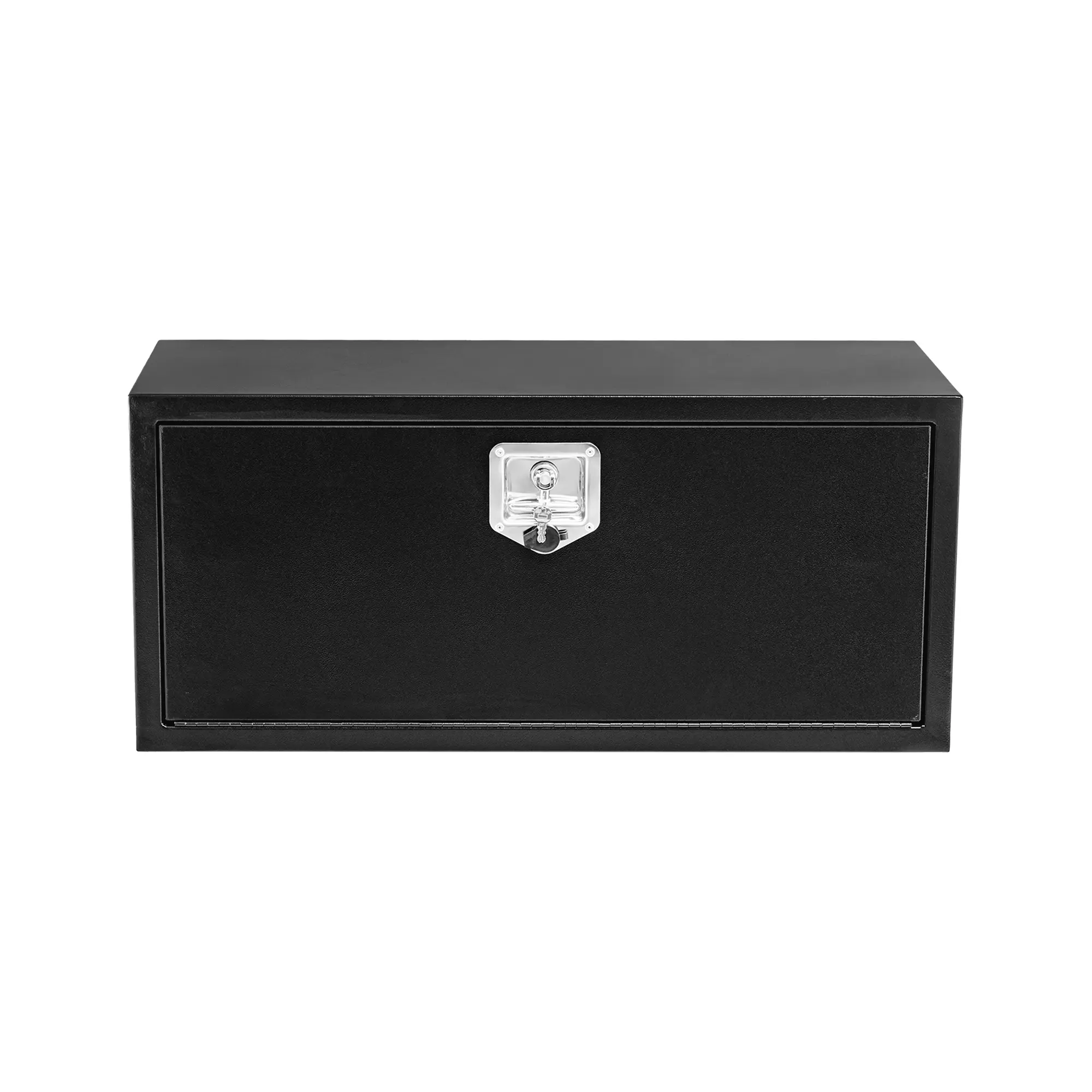 24" / 36" Heavy Duty Truck Tool Box - Metal Tool Chest Organizer with T-Handle Lock - Weatherproof Storage for Pickup Beds, Trailers, Tractors & Garage Use