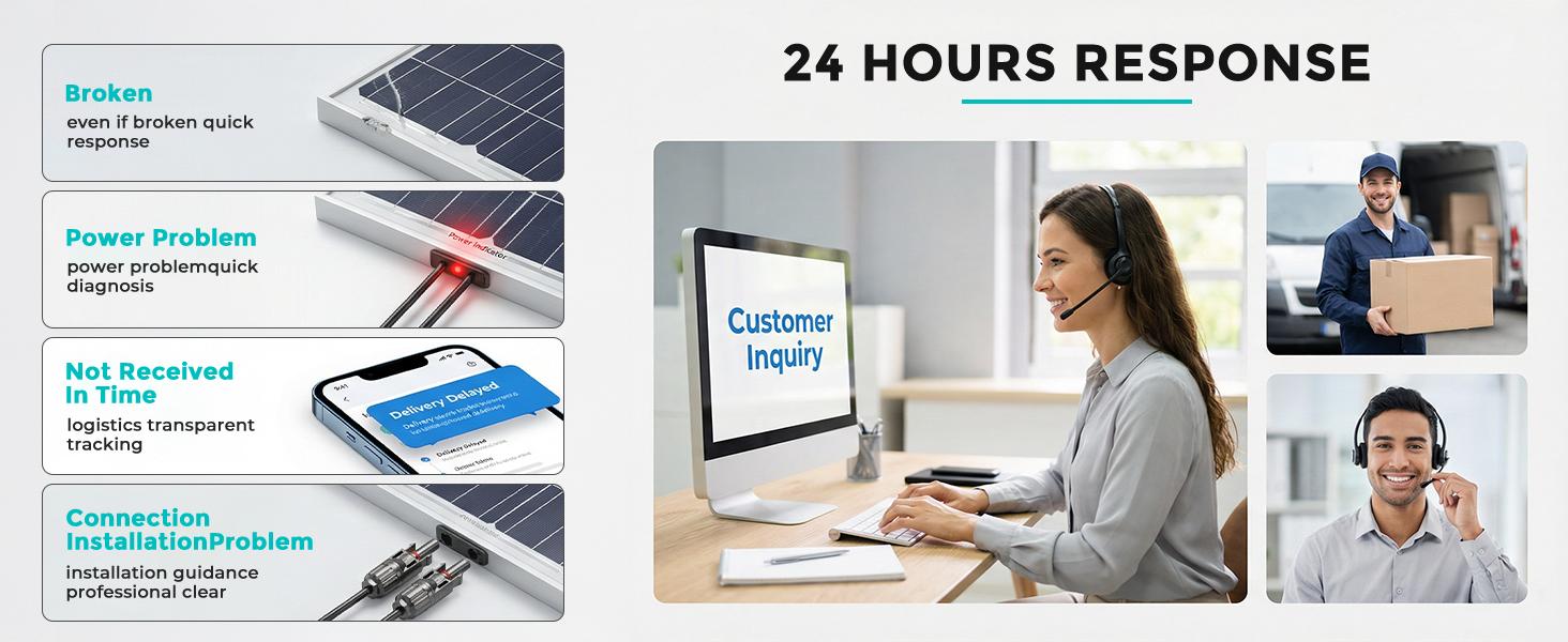 ECOBOSS 100W Solar Panel 12V N-Type 16BB 25.6% High Efficiency Lightweight Monocrystalline for Rooftop Trailer RV & Off-Grid