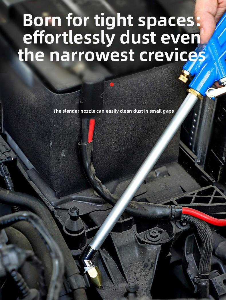 Flush Warrior Pneumatic Cleaning Gun High Pressure Water & Air Dual-use with Hose for Industrial Dust Blowing Applications