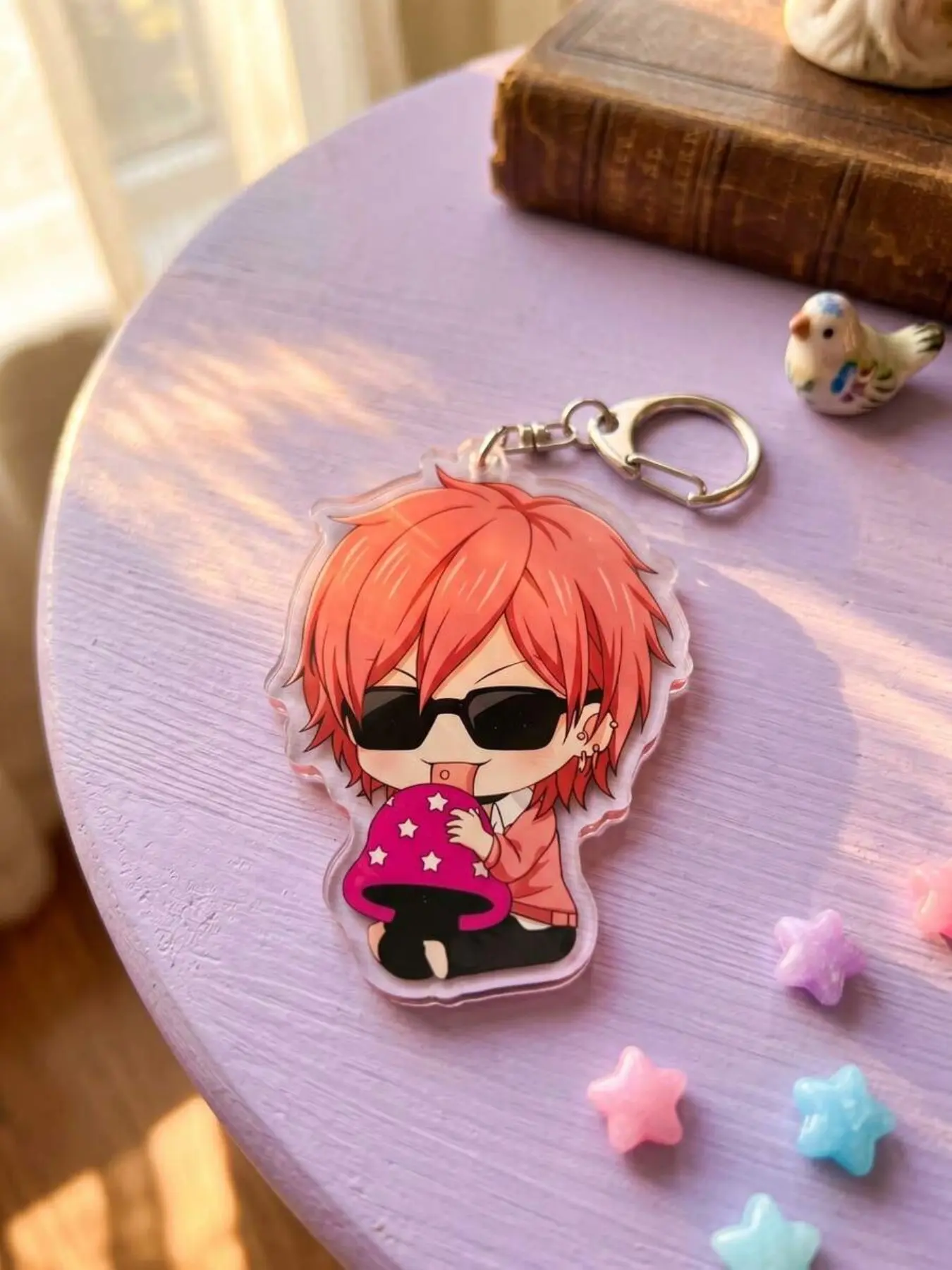 Yarichin Bitch Club Cartoon Acrylic Keychain, Key Chain Cute, Ayato Yuri Tono Takashi Kashima Yu Pendant, Y2K Goth Backpack & Car Decor, Birthday Holiday Gift for Anime Enthusiasts