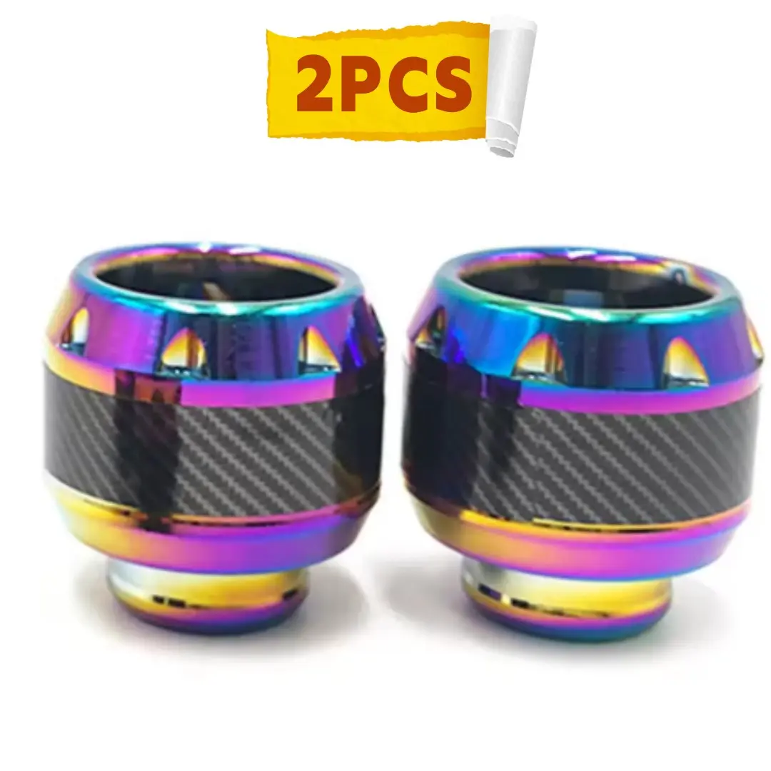 2pcs Blue Purple Motorcycle Frame Anti Drop Balls Front Fork Cup Anti Drop Protectors Universal Compatible For Motorcycles And Scooters Motorcycle Fixture Accessories Motor Parts Accessories