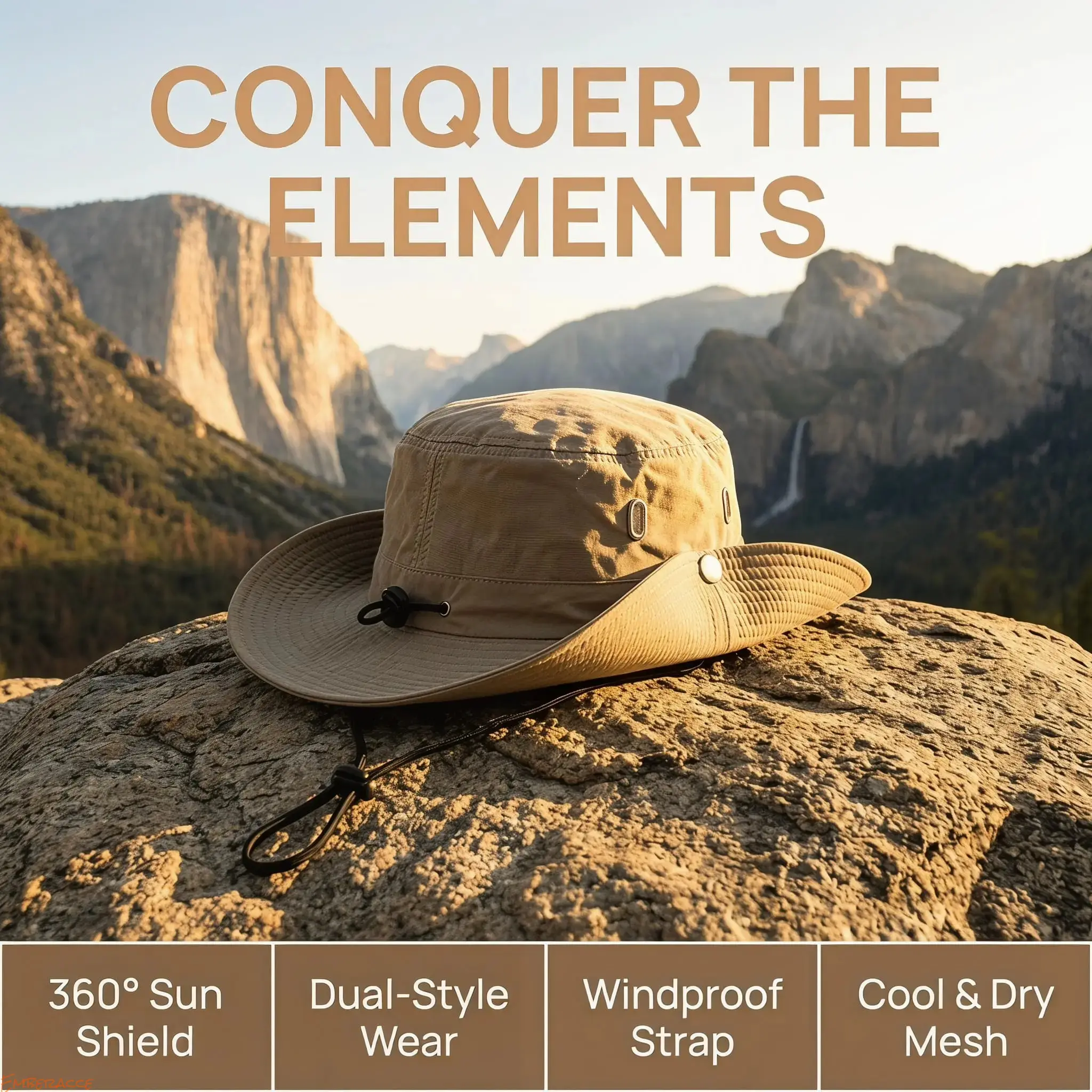 2 Pack Unisex Wide Brim Bucket Hat, Outdoor Safari Boonie Hat with Adjustable Chin Strap, Breathable Sun Protection Fishing Hat Fits Large Heads, Lightweight Hiking Camping Beach Travel Hat for Men Women Summer Gear