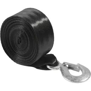 Boat Winch Strap with Safety Snap Hook 2" x 20 Ft for Pontoon/Bass/Fishing Boat Straps Trailer 10000 lbs Tow Ropes for Towing Vehicles, ATV, Powerboats, Canoe, Kakak, Accessories