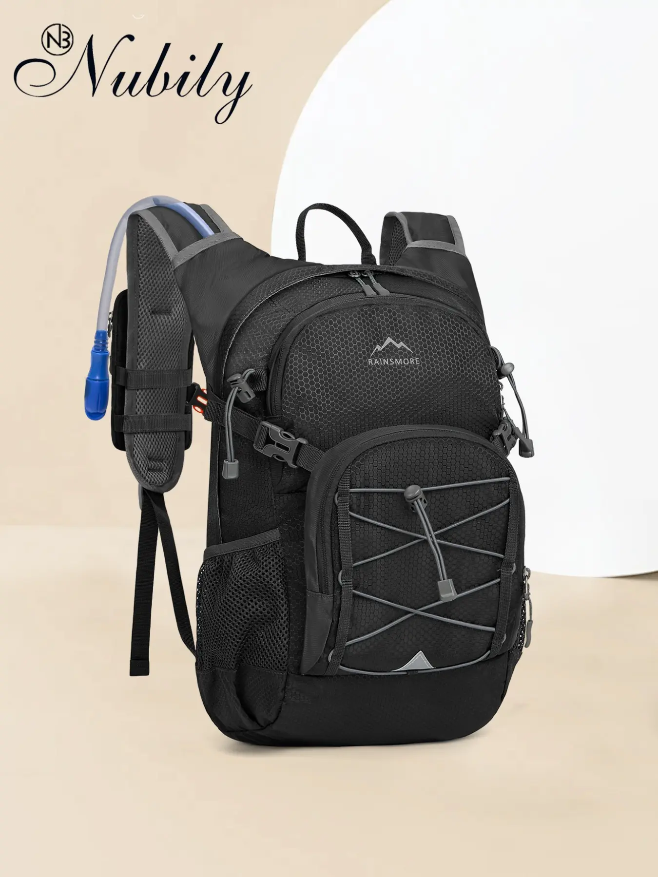 Hydration Backpack with Water Bladder, 18L Lightweight Hiking Backpack, Small Insulated Hydration Water Pack for Hiking, Running, Cycling, Biking, Outdoor Sports Gear