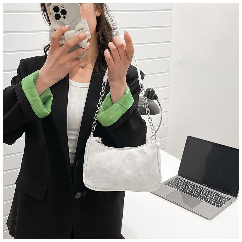 Fashion Felt Shoulder Bags for Women Small Casual Underarm Bag Female Hand Crossbody Bags for Women