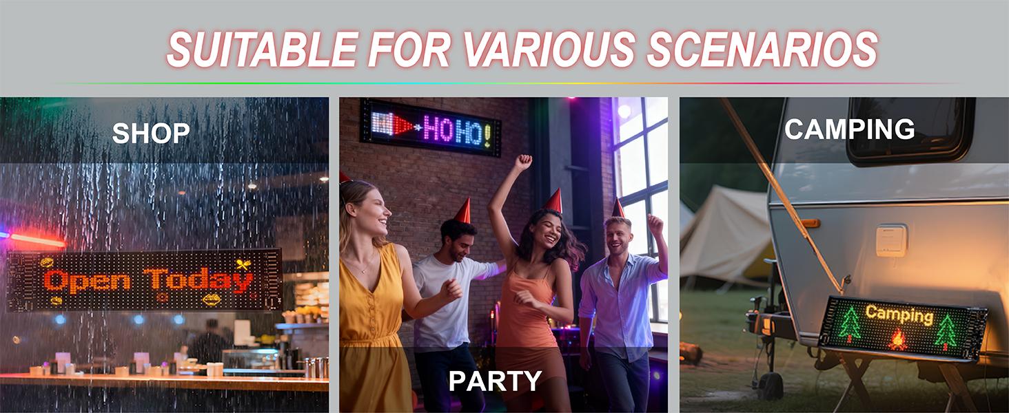 2PCS 23.4"x4.7" LED Eyes for Car Windshield - Devil Eyes Light Strips with Dynamic Patterns, APP/Remote Control, IP68 Waterproof, USB-Powered for Cars/Trucks/RVs/Motorcycles